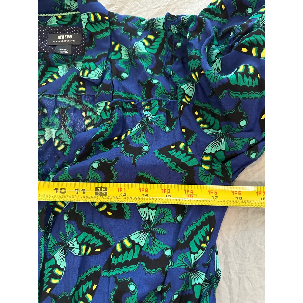 Anthropologie Maeve Pippa butterfly Shirtdress size S new nwt - Picture 8 of 9